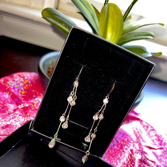 Macy's Jewelry - Dangly earrings with crystals, fashion earrings